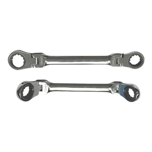 Stubby Double box <b>Spline</b> with Flex-head Ratcheting Wrench - Product Image 2