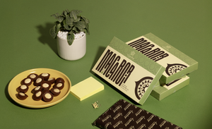 High Quality Bittersweet Chocolate Truffles with Macadamia 80g Brown Solid <b>Bar</b> Macaroir - Product Image 3
