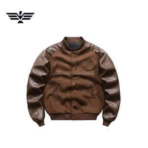 Chaqueta Varsity de Invierno Personalizada para Hombre EMPIRE TREND WEARS, Cuerpo de Lana de Alta Calidad, Mangas de Poliéster/Algodón, Estilo Casual con Bordado - Product Image 4