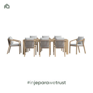 Muebles de Teca para Exteriores Personalizados, Mesas y Sillas Resistentes al Agua y a los Rayos UV, Mimbre de Cuerda para Patio y Jardín, Disponibilidad Internacional - Product Image 2