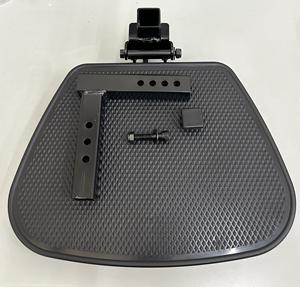 Original HS2800 footplate Footrest assembly with <b>bracket</b> CTM powerchair Replacement Footrest Kit Hanger Steel Adjustable parts - Product Image 4