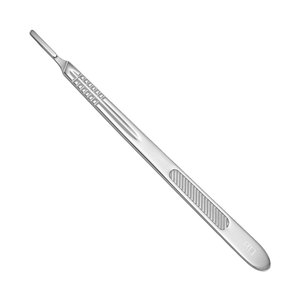 Manche et lame de scalpel vétérinaire en acier inoxydable – Équipement chirurgical pour animaux - Product Image 1