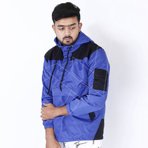 ชุดวอร์มกีฬาผู้ชายรุ่นใหม่มาแรงประจำฤดูใบไม้ร่วงปี 2026 เสื้อแจ็คเก็ตกันลมแบบซิปครึ่งตัวและกางเกงขาสั้น - Product Image 6