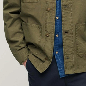 Premium Quality Windproof <b>Canvas</b> <b>Jacket</b> Stylish Custom Windbreaker <b>Canvas</b> <b>Jackets</b> Hot Sale Men's Winter <b>Canvas</b> <b>Jacket</b> - Product Image 4