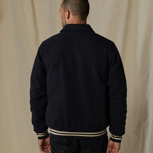 Chaqueta Universitaria Personalizada, Cuerpo de Lana, Parches de Chenilla, Estilo Letterman, Impermeable, Resistente al Viento, Bordado Invernal, Piel de Zorro - Product Image 5