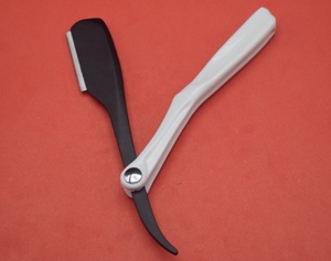 High Quality Custom Men's Single <b>Edge</b> Stainless Steel <b>Plastic</b> Foldable Razor Blade Professional Safe Reusable Clean Japanese - Product Image 5