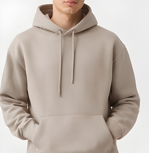 Sudadera con Capucha de Felpa de Polialgodón de 280 GSM de Grado Exportación, Corte Regular, para Hombre, Estética Limpia, Sudadera de Invierno - Product Image 5