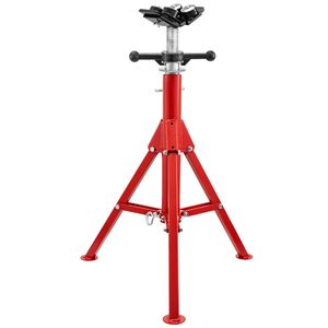 Soporte Ajustable para Soldadura de Tuberías de 1500 LB con 4 Bolas de Transferencia, Cabezal en V, Patas Plegables de 28-52 Pulgadas, Máquina Elevadora de Tuberías Tipo 1107A - Product Image 1