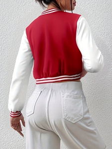 เสื้อแจ็คเก็ตครอปผู้หญิงสไตล์ลำลอง ดีไซน์สปอร์ตสุดคลาสสิก - Product Image 4