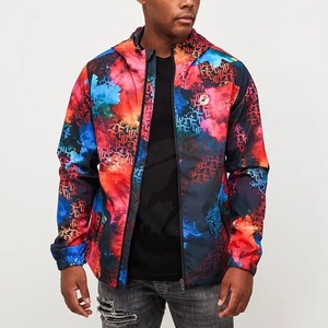 Veste coupe-vent exclusive pour homme 2026, imperméable, zippée, avec blocs de couleur, doublure intérieure en mesh, deux poches avant, vêtement d'extérieur personnalisé - Product Image 6
