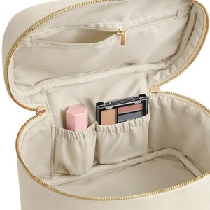 Prix d'usine, sac cosmétique en cuir PU personnalisé avec logo, organiseur, <span class=keywords><strong>pochette</strong></span> de voyage imperméable avec poche pour pinceaux - Product Image 3