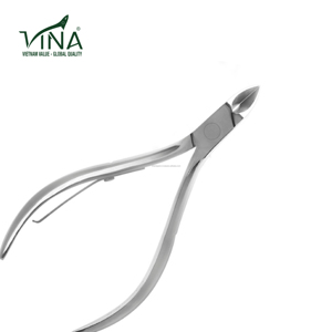 Pince à ongles en acier au carbone gris VNC-19 Vina ressort unique pour une utilisation en salon - Product Image 3