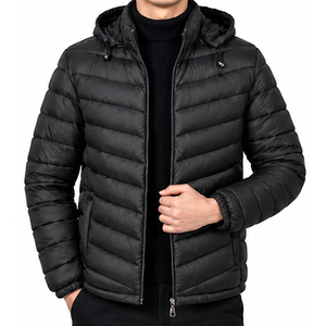 Custom <b>Men</b> Bubble Jacket <b>Winter</b> <b>Warm</b> Puffer <b>Coat</b> Lightweight Padded Windproof Outdoor Streetwear OEM ODM Private Label Wholesale - Product Image 6