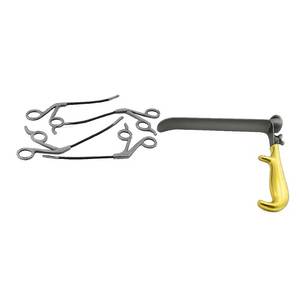 Juego de Instrumentos para Cirugía de Lifting Facial Endoscópico, Reutilizables, Autoclavables, de Acero Inoxidable, Herramientas Ortopédicas Profesionales - Product Image 3