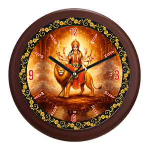 Reloj de Pared Religioso de Plástico con Acabado Dorado Liviya Lord Hanuman - Decoración Personalizada para el Hogar para Graduación y Día del Padre - Product Image 2