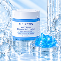 Crème hydratante multi-peptides à l'acide hyaluronique en gros 50ml – Anti-rides, raffermissante, hydratation intense pour le visage, crème gelée pour peaux sèches