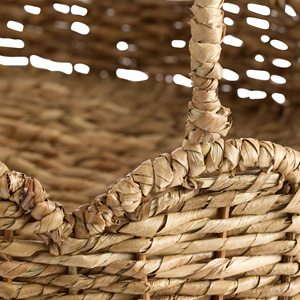 Wholesale High Quality Handcrafted 3-Tier Scalloped Seagrass Woven Storage Rack Suitable for Baby Nursery & Bathroom Organizer - Product Image 3