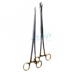 Pinzas para sujetar esponjas quirúrgicas hechas de acero inoxidable duradero, pinzas para sujetar esponjas médicas y de laboratorio - Product Image 6