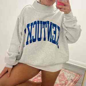 เสื้อฮู้ดไหมพรมแขนยาวคอวีแบบกลับด้านได้สำหรับผู้หญิง รุ่น Game Day Apparel เหมาะสำหรับฤดูใบไม้ร่วงและฤดูหนาว - Product Image 6