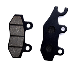 Juego de pastillas de freno genéricas para motocicleta, piezas de repuesto negras semimetálicas para reparar y reemplazar - Product Image 5