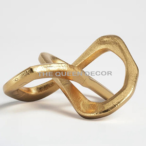 Escultura Decorativa de Aluminio con Forma de Mano Humana, Estilo Elegante, Recubierta en Oro, Accesorios para el Hogar - Product Image 5