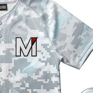 Eco-Friendly <b>Ink</b> <b>Sublimated</b> Baseball Jersey Custom Logo Graphics Breathable Quick Dry Professional Team Sports Wear - Product Image 6