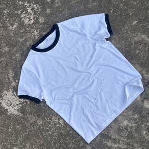 Camiseta Unisex Venomous Blanca con Cuello Redondo, Manga Corta, Ribete en Contraste, Corte Regular, 100% Algodón Jersey, Color Sólido Informal - Product Image 1