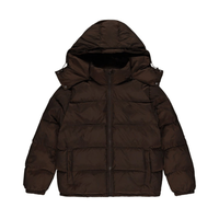 Veste de course unisexe longue vert foncé avec capuche, fermeture éclair, imperméable, coupe-vent, respirante, séchage rapide, réfléchissante, rembourrée de duvet