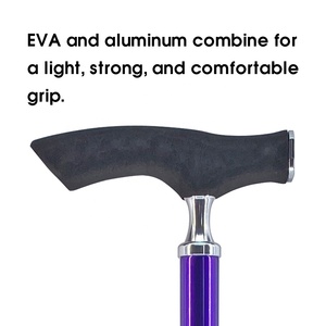 ไม้เท้าน้ำหนักเบาปรับความสูงได้110กก. ด้ามจับอลูมิเนียมตามหลักสรีรศาสตร์ - Product Image 4