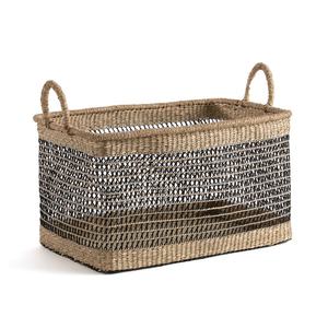 New Design Seagrass Eco-Friendly <b>Rustic</b> Multifunction Laundry Basket Handmade Home Storage Organizer Custom Color Available - Product Image 1