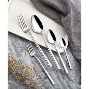 Modern Mirror Polished Silverware <b>Set</b> Stainless Steel Cutlery Flatware 20pcs <b>Set</b> Luxury Tableware <b>for</b> Home Restaurant Wedding - Product Image 1