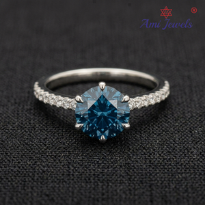Elegant Luxury 18k White Gold Diamond <b>Ring</b> IGI Certified Classic <b>Fine</b> Jewelry Gift for Women and Men - Product Image 1