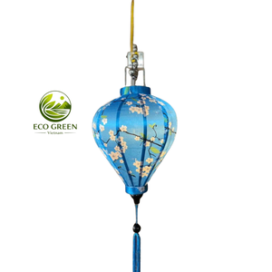 Vietnamese Silk Lantern Hoi An Style Foldable Hanging Lamp for Wedding Planner and Event Rental Decoration - Product Image 3