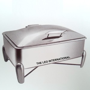 ถาดอุ่นอาหารบุฟเฟ่ต์หรูหรา ขนาด 6 ลิตร ทำจากสแตนเลสสตีล เงางาม พร้อมเตาอุ่นอาหารสำหรับจัดแสดง - Product Image 2