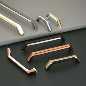 High Quality Zinc Alloy Round Knob Cabinet Handle Modern Durable Kitchen <b>Drawer</b> <b>Pulls</b> Wardrobe Furniture Hardware Manufacturer - Product Image 3