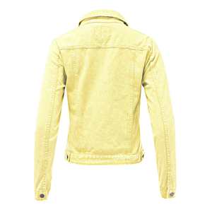 แจ็คเก็ตยีนส์สีชมพูทรงสลิมฟิต สไตล์สตรีทแวร์ กระดุมทรงโดนัท ผ้ายีนส์ฟอก สำหรับผู้หญิง ใส่เป็นเสื้อนอกในฤดูหนาว - Product Image 6