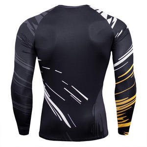 Maillot de bain Rash Guard pour homme à manches longues, protection UV, séchage rapide, chemise de surf, haut de plage athlétique - Product Image 3