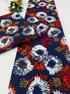 Tela de algodón con estampado de cera Africana Premium de Freetown, Material lujoso para vestidos elegantes, ropa tradicional y decoración del hogar - Product Image 6