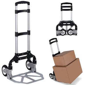 Chariot à main pliable, chariot à roulettes, chariot à bagages en aluminium léger pliable, chariot <span class=keywords><strong>portable</strong></span> pliable pour chariot utilitaire - Product Image 1