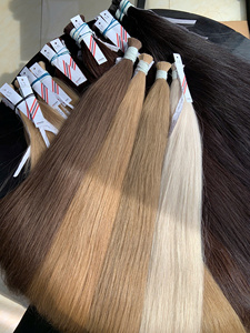 Extensiones de Cabello Vietnamita Virgen al 100%, Sin Procesar, de Doble Trama, de la Mejor Calidad, Puntas de Cabello Súper Doblemente Tramadas - Product Image 5