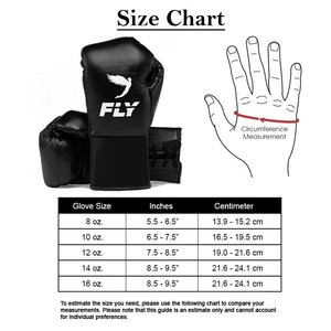 ถุงมือชกมวยรุ่นใหม่ Full White Pro X LINE Fly Sparring หนังแท้ ปักโลโก้ได้ ปรับสายรัดได้ - Product Image 6