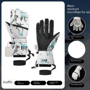 Unisex Waterproof Cycling Gloves Windproof Breathable Leather & Mesh Half Finger Universal Season Sports Gloves Wholesale - Product Image 2