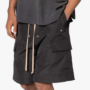 Pantalones Cortos Deportivos de Forro Polar para Hombre, Talla Grande, Personalizados, de Alta Calidad, con Cintura Elástica Cómoda y Bolsillos Laterales - Estilo Casual - Product Image 5