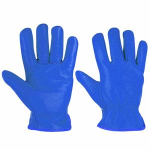 Gants de conduite en cuir de vachette grainé jaune, haute performance, durabilité et confort, résistants à la chaleur, vente en gros - Product Image 2