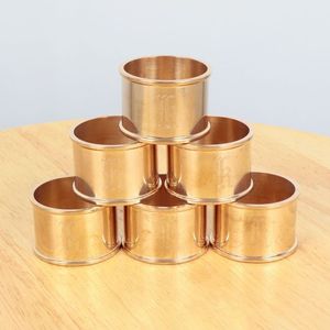 High Quality Minimalist Customizable Aluminum Eco-Friendly Napkin <b>Rings</b> Elegant Tabletop Decor Party Use - Product Image 5