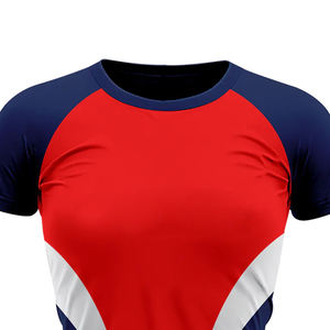 เสื้อเบสบอลคอกลมแขนสั้นแบบยูนิเซ็กซ์ พิมพ์ลายตามสั่ง ไซส์ใหญ่ ระบายอากาศได้ดี ผลิตจากโพลีเอสเตอร์ 100% ชุดกีฬาซอฟต์บอล พิมพ์ลายดิจิทัล - Product Image 3