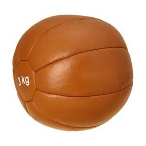 ลูกบอลยาหนัง PU 3 กก. สำหรับฝึกซ้อม โยนได้ พิมพ์โลโก้ได้ สำหรับผู้ใหญ่ ใช้ได้ทุกฤดู อุปกรณ์ออกกำลังกายเพิ่มความแข็งแรงที่บ้าน - Product Image 1