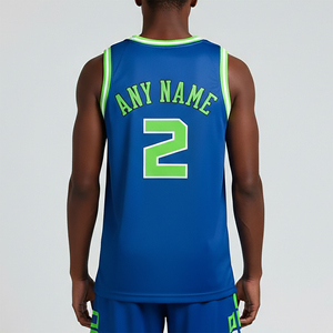 High Quality Custom Made Quick Dry Sleeveless <b>Basketball</b> Jerseys Breathable Plus Size 100% Polyester Custom Printed Trend - Product Image 6