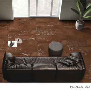 Azulejo Metálico de Porcelana Bravo 600x1200, Formato Grande, Superficie Brillante Premium, para Pared y Suelo, Diseño Interior y Exterior Moderno Plus Elite - Product Image 1
