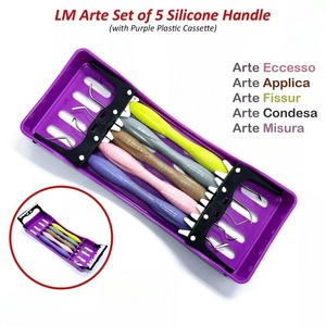 ชุดเครื่องมืออุดฟันคอมโพสิตแบบด้านหน้าและด้านหลัง 5 ชิ้น รุ่น LM แบบใช้มือ ได้รับการรับรองมาตรฐาน CE พร้อมกล่องใส่เครื่องมือ - Product Image 1